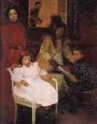 Joaquin Sorolla My family oil painting on canvas